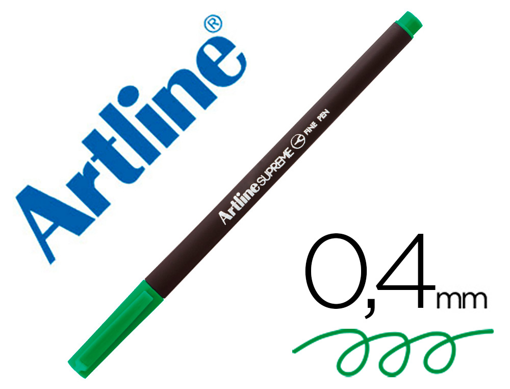 [165872] Rotulador artline supreme epfs200 fine liner punta de fibra verde manzana 0,4 mm