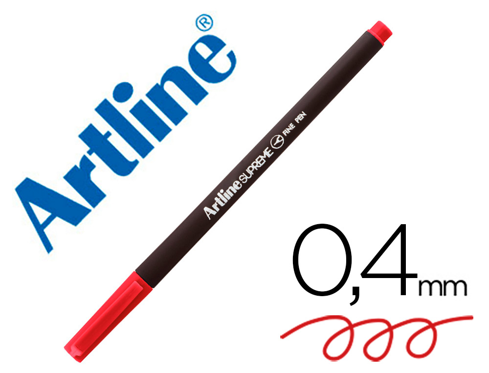 [165868] Rotulador artline supreme epfs200 fine liner punta de fibra rojo 0,4 mm