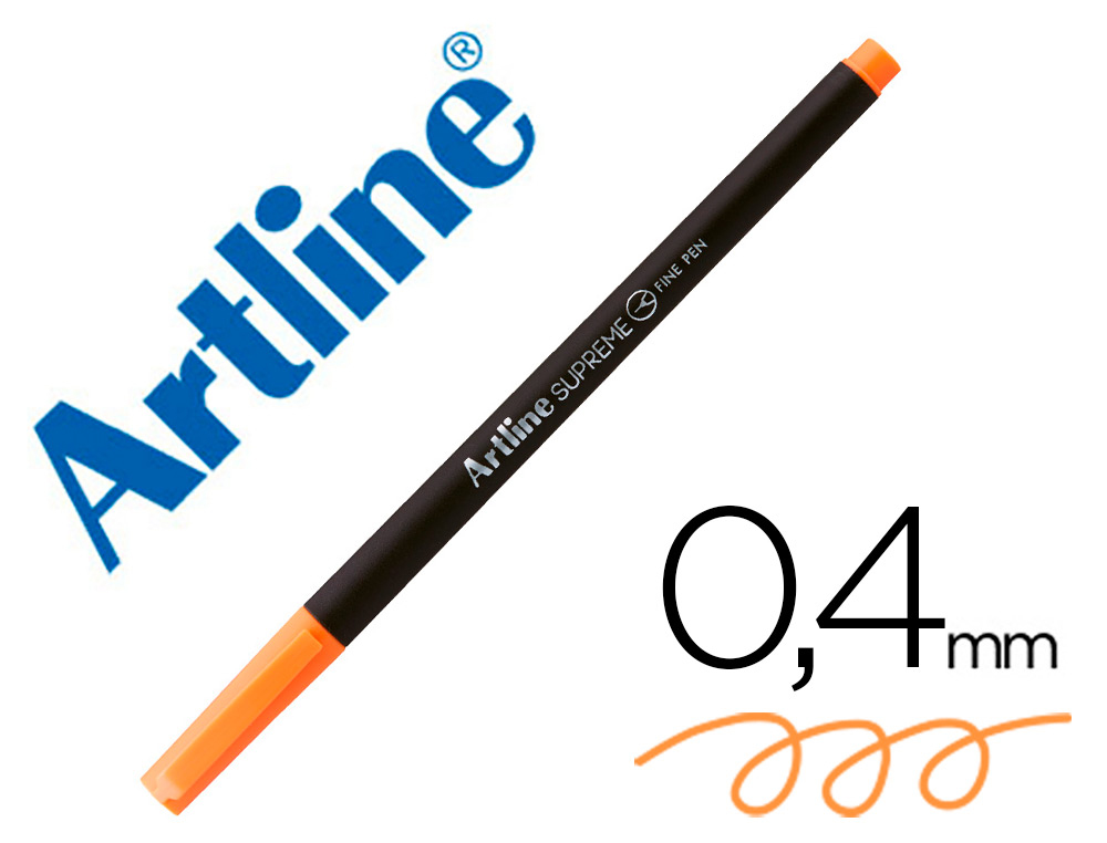 [165862] Rotulador artline supreme epfs200 fine liner punta de fibra naranja claro 0,4 mm