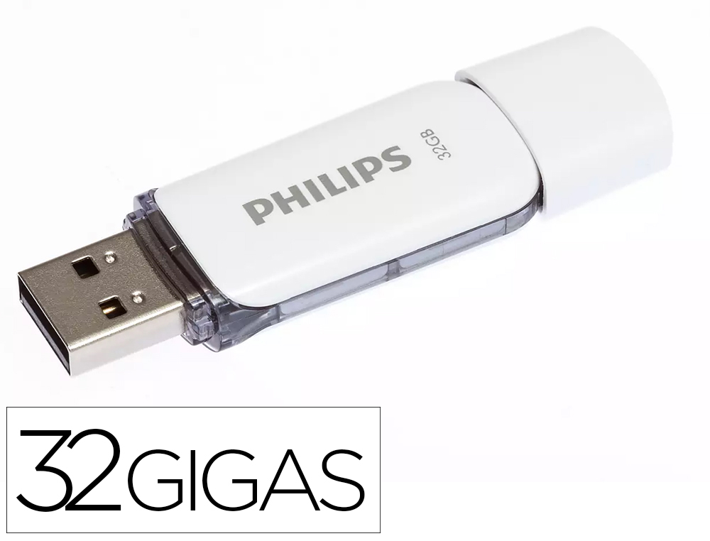 [169876] Memoria usb philips flash usb 2.0 32gb snow grey