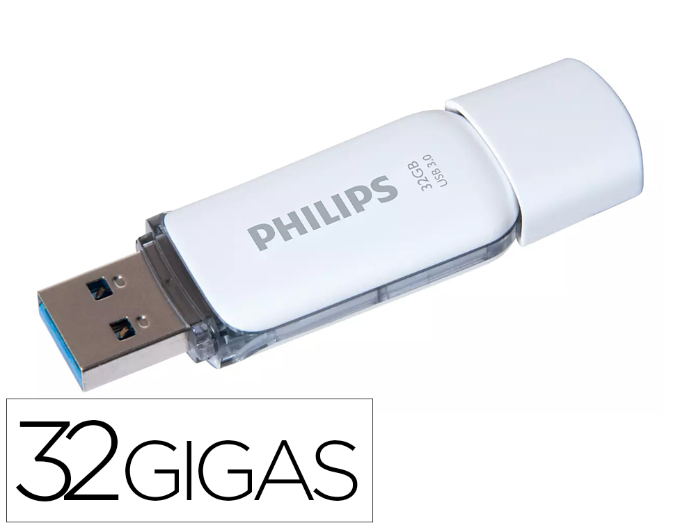 [169874] Memoria usb philips flash usb 3.0 32gb snow grey