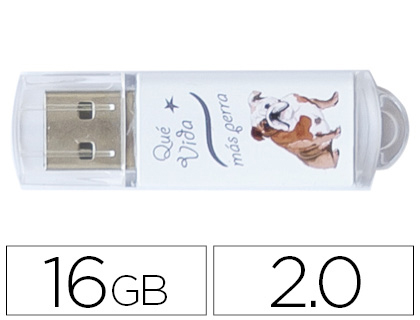 [155404] Memoria usb techonetech flash drive 16 gb 2.0 que vida mas perra