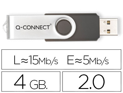 [54635] Memoria usb q-connect flash 4 gb 2.0