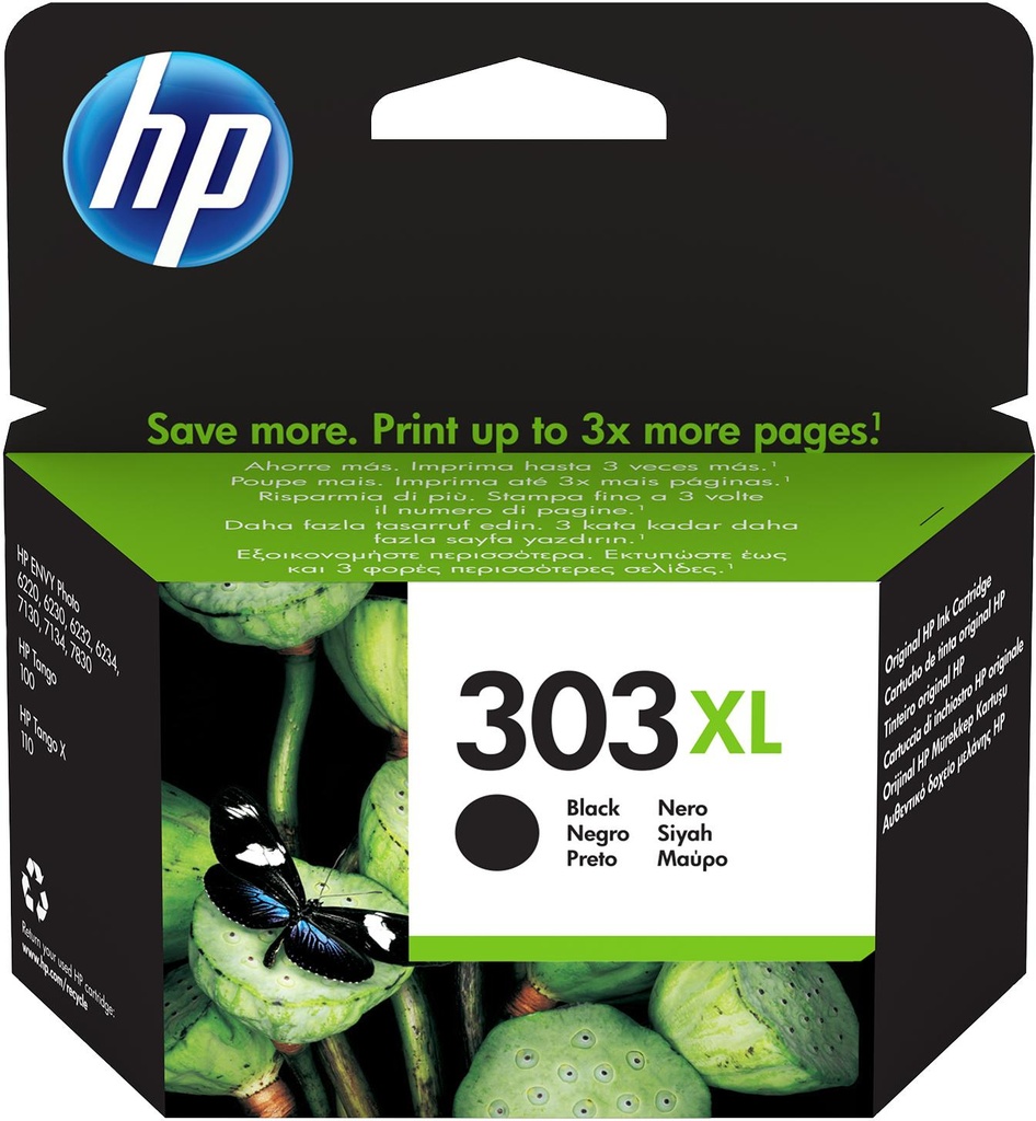 [32670] HP Envy Photo 6230,7130,7134,7830 Cartucho nº303XL Negro