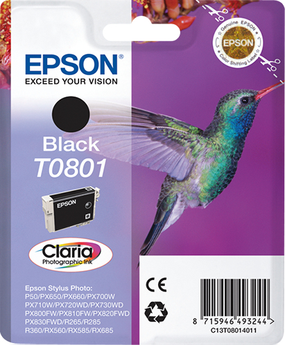 [8826] Epson Stylus Photo R-265/360/RX-560/585/685 Cartucho Negro