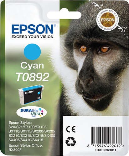 [11959] Epson Stylus S20/SX105/SX205/405 Cartucho Cian