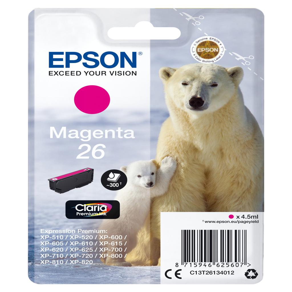 [15523] [C13T26134012] Epson Claria Premium Cartucho Magenta 26