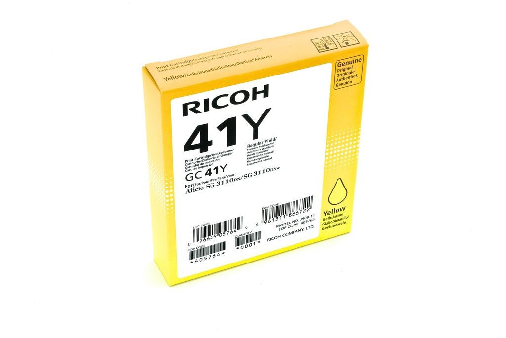 [15730] RICOH SG3110DN/3110DNW GC-41Y Cartucho Amarillo