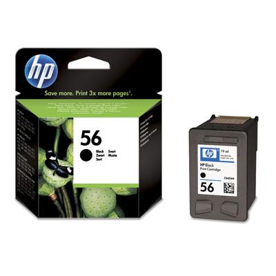 [C6656AE] HP 56 Negro Cartucho de Tinta Original - C6656AE (520 Páginas)