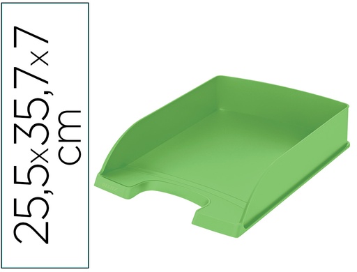 [169269] Bandeja sobremesa plastico leitz recycle verde 255x357x70 mm