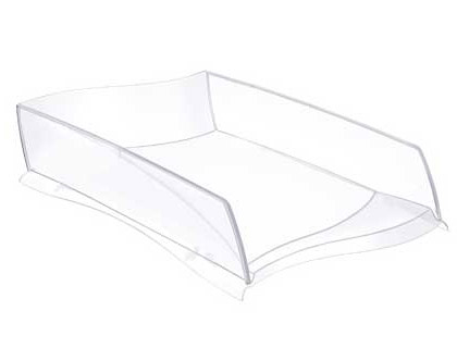 [57167] Bandeja sobremesa cep ellypse plastico blanca 380x275x82 mm