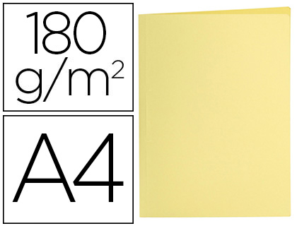 [10391] Subcarpeta liderpapel a4 amarillo pastel 180g/m2