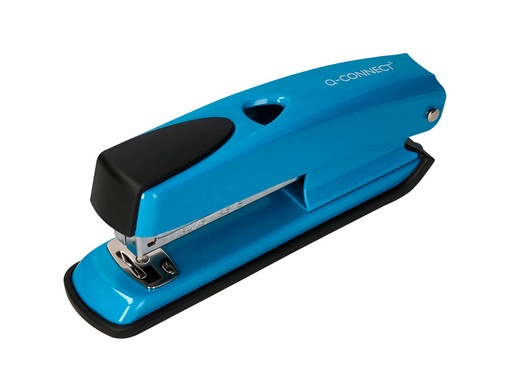 [31633] Grapadora q-connect kf02149 metalica azul capacidad 20 hojas