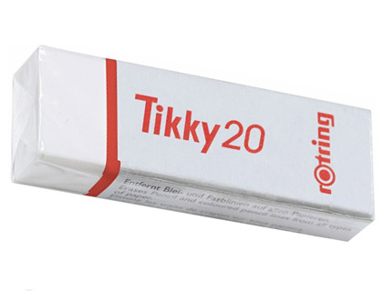 [91038] Goma rotring tikky 20 blanca