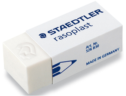 [73096] Goma de borrar staedtler 526 b30 plastico unidad