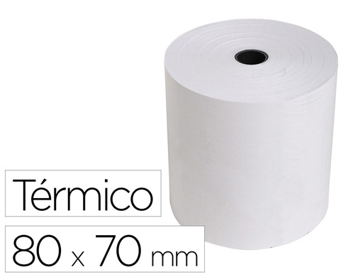 [156039] Rollo sumadora exacompta termico 80 mm x 70 mm 55 g/m2 sin bisfenol a