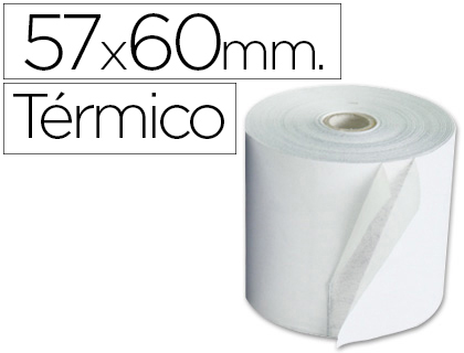 [156034] Rollo sumadora exacompta termico 57 mm x 60 mm 55 g/m2 sin bisfenol a