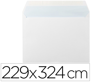 [58634] Sobre liderpapel n 14 blanco din c4 229x324 mm tira de silicona paquete de 25 unidades