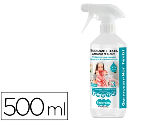 [162562] Desinfectante bacterisan germosan-nor bp7 virucida para textil bote pulverizador de 500 ml