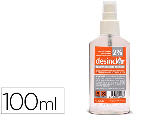 [160506] Desinclor solucion 2% alcoholica bote de 100 ml