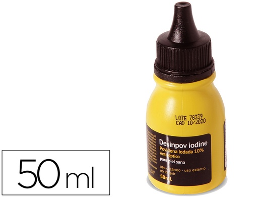 [160501] Povidona yodada desinpov antiseptica 10% bote de 50 ml