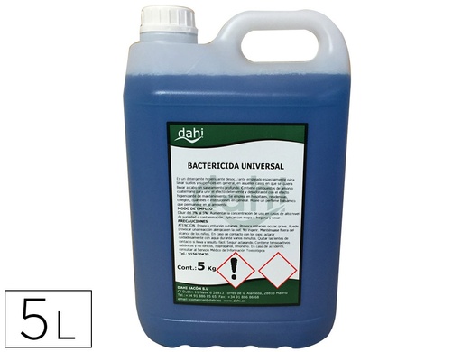 [159954] Limpiador bactericida dahi desbak azul garrafa de 25 litros