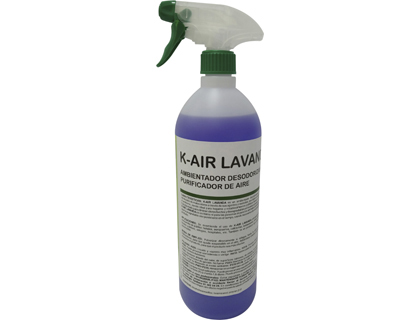 [155709] Ambientador spray ikm k-air aroma flor de lavanda botella de 1 litro