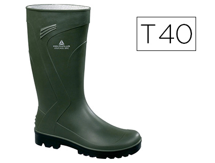 [155649] Bota deltaplus de seguridad jouca pvc verde suela de tacos talla 40