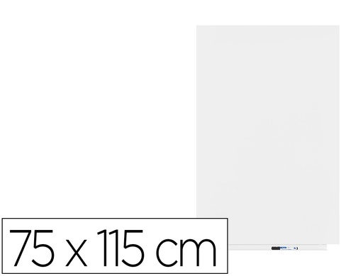 [169605] Pizarra blanca rocada skinmatt proyeccion mate lacada magnetica 75x115 cm