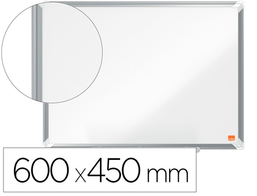 [163211] Pizarra blanca nobo premium plus acero vitrificado magnetica 600x450 mm