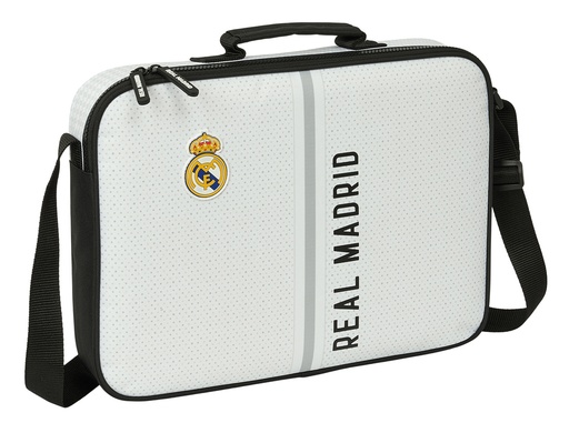 [238206] Cartera extraescolar safta resistente real madrid 1 equipacion 24/25 280x380x60 mm