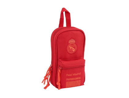 [216643] Plumier escolar safta real madrid 3 equipacion 18/19 mochila con 4 portatodos vacios 120x50x230 mm