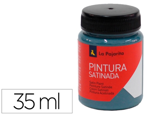 [167282] Pintura latex la pajarita satinada l-34 bote 35 ml azul metal