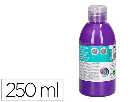 [166322] Pintura acrilica liderpapel bote de 250 ml violeta