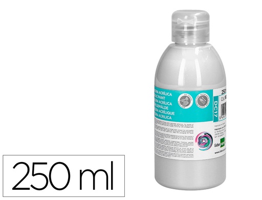 [166311] Pintura acrilica liderpapel bote de 250 ml blanco