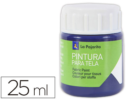 [16899] Pintura para tela la pajarita azul victoria 25 ml