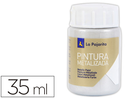 [9965] Pintura metalizada la pajarita plata 35 ml