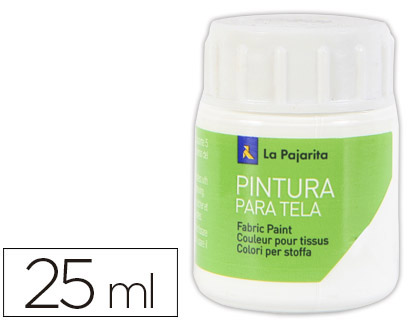 [8579] Pintura para tela la pajarita blanco 25 ml