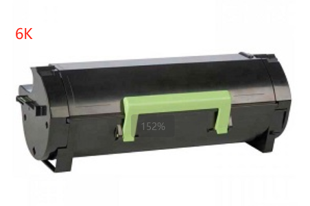 [12725][LEX56F2000] Toner Com MS/MX321,MS/MX421,MS/MX521,MS621/MX622-6K#56F2000