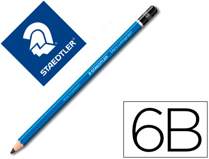 [77488] Lapices de grafito staedtler mars lumograph 100 6b unidad