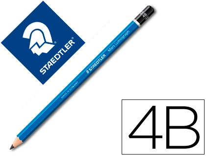 [77486] Lapices de grafito staedtler mars lumograph 100 4b unidad