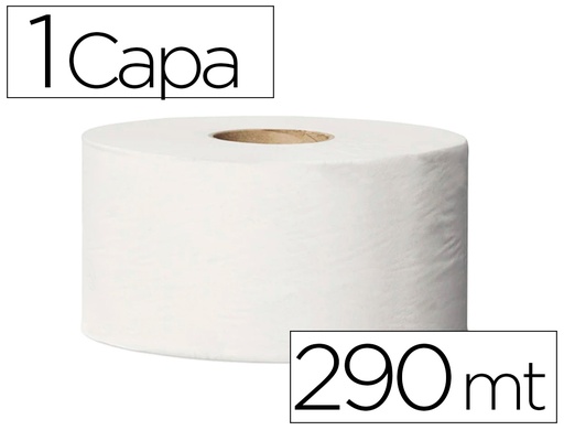 [75587] Papel higienico tork minijumbo 1 capa 290 mt para dispensador t2