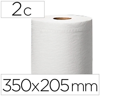 [71795] Papel secamanos central 2 capas para dispensador m2 rollo de 150,2 mt