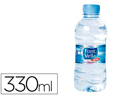 [59189] Agua mineral natural font vella botella sant hilari 330 ml