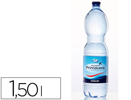 [59092] Agua mineral natural fuente primavera botella de 1,5 l