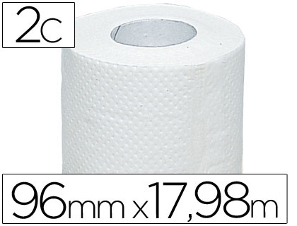 [18815] Papel higienico olimpic 2 capas-96,3mm ancho x 17,98m largo paquete de 4 rollos