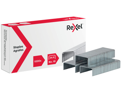 [240739] Grapas rexel n 24/6 galvanizada caja de 1000 unidades