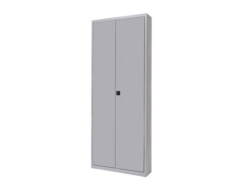 [150662] Armario metalico rocada dos puertas batientes incluye cuatro balda 102x198x45 cm acabado ac00 gris/gris