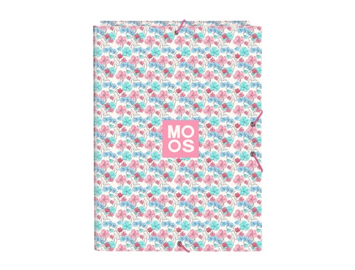 [238200] Carpeta carton folio gomas solapas safta moos floresistente