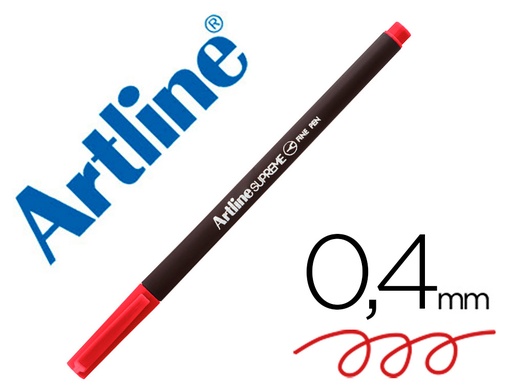 [165868] Rotulador artline supreme epfs200 fine liner punta de fibra rojo 0,4 mm